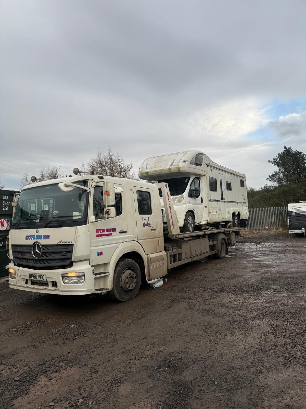 Campervan recovery East Kilbride to Blantyre
